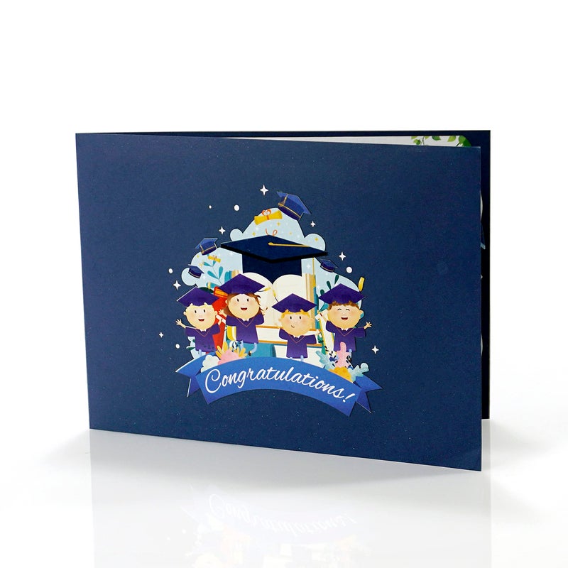 CUT POPUP.COM CUTPOPUP Graduation Card Pop Up, 3D High School Greeting Card (Owl) - Image 5
